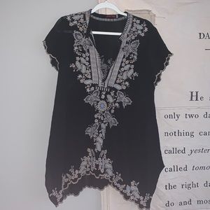 Johnny Was Embroidered Tunic